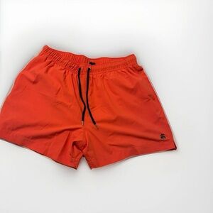 Brooks Brothers Swim Trunks Orange Size XL, Quick Dry
